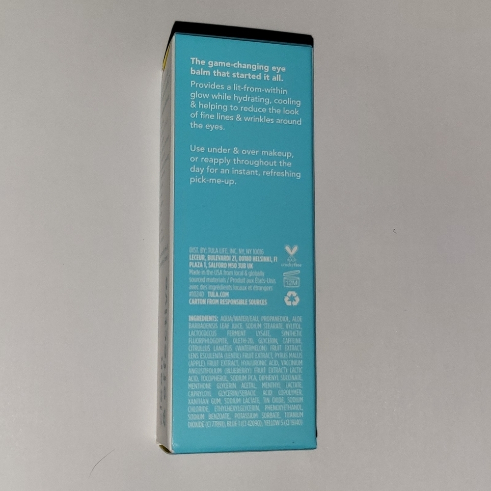 TULA SkincareGlow + Get It Cooling & Brightening Eye Balm 0.35 0z - Picture 9 of 11